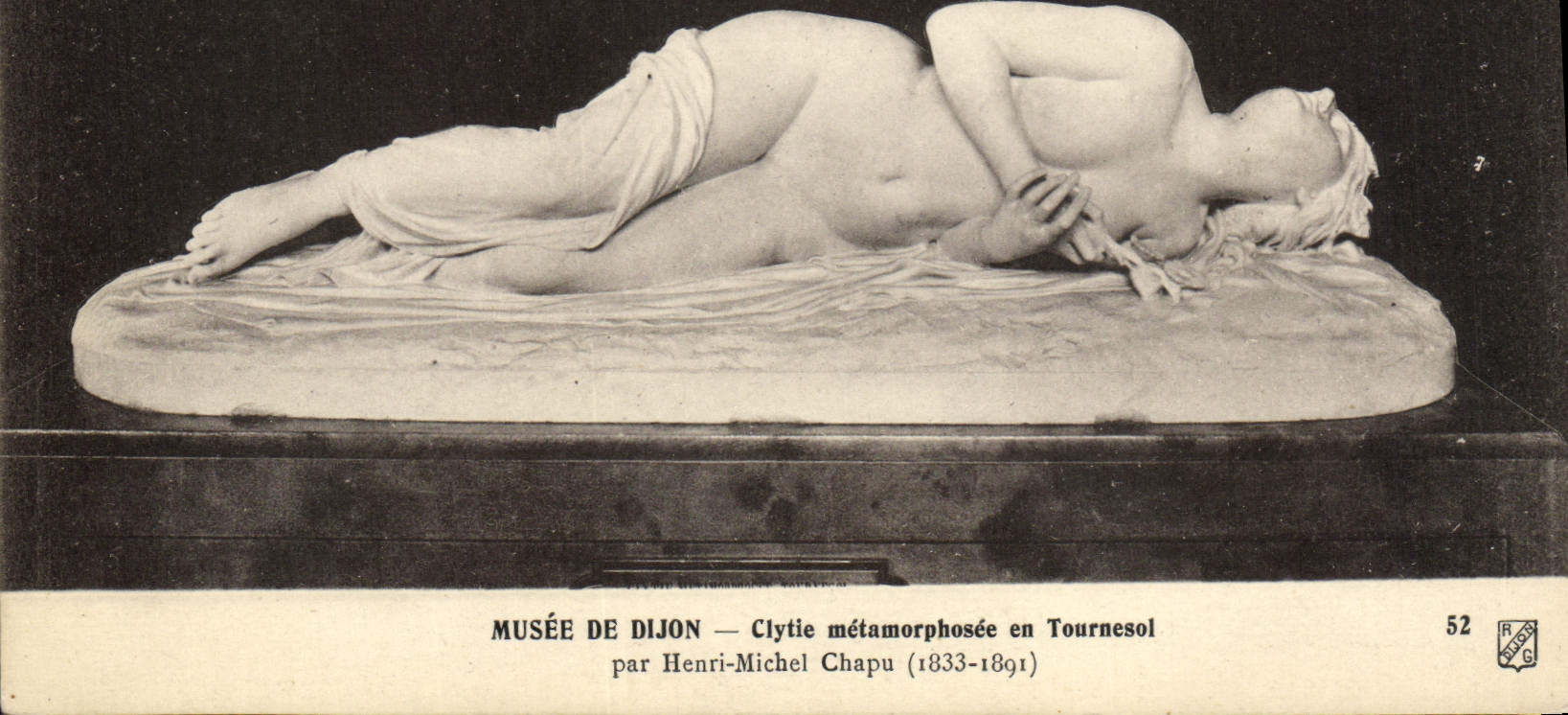 Musée de Dijon — Clytie métamorphosée en Tournesol — Henri-Michel Chapu (1833-1891)