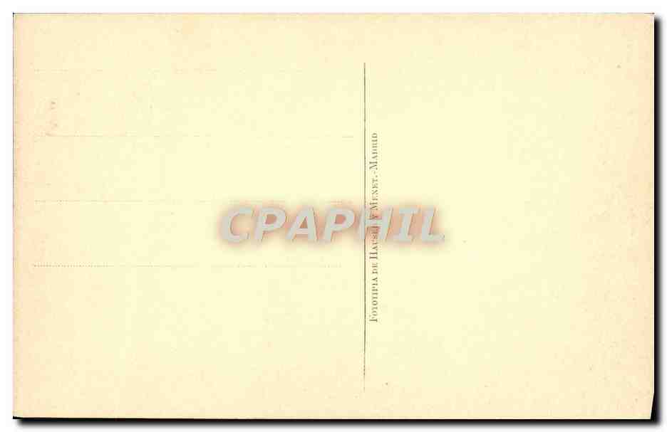 CPA San Bartolome Ribera — Verso