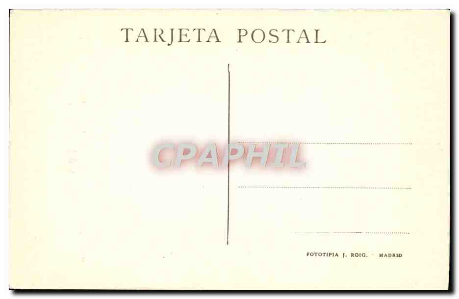 CPA Ribera San Andres Apostol — Rückseite