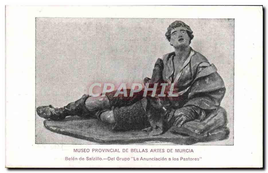 Museo Provincial de Bellas Artes de Murcia — Belén de Salzillo — Grupo 'La Anunciación a los Pastores'