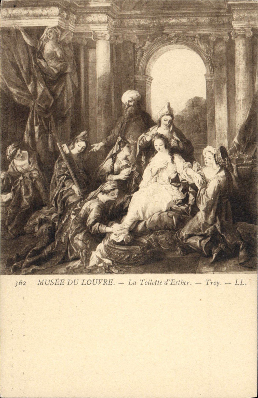 CPA Muse Du Louvre La Toilette D'Esther Troy