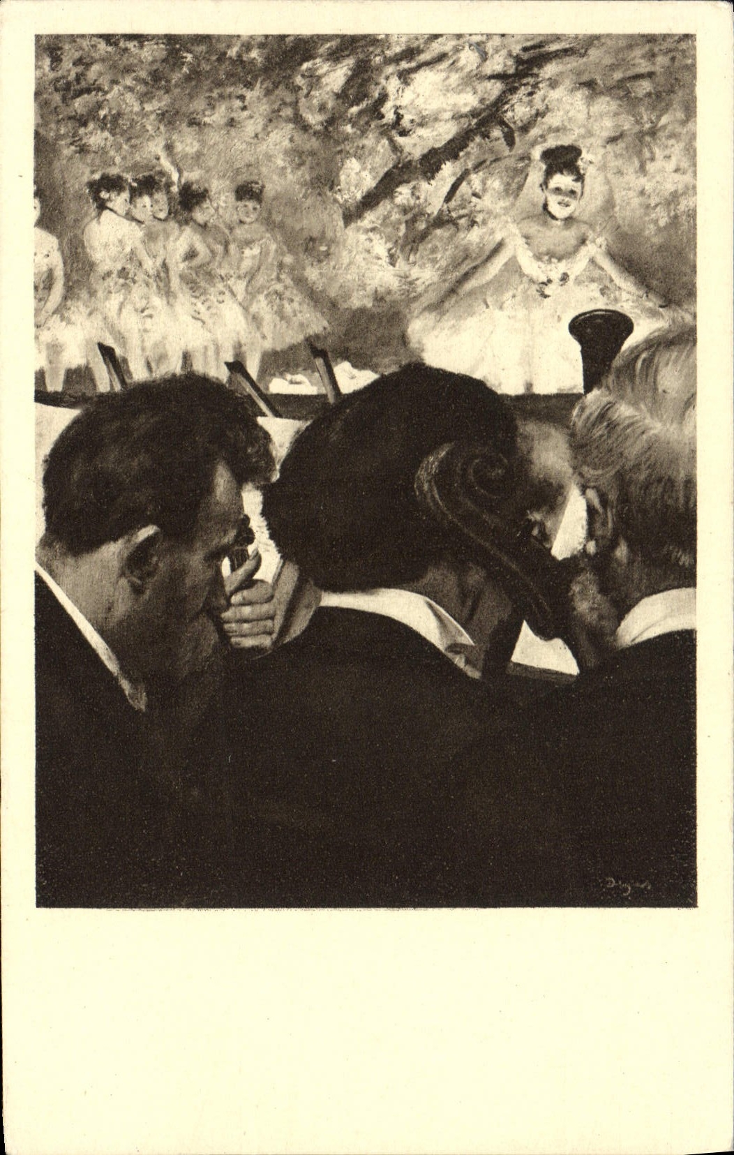 CPA Edgar Degas Orchester