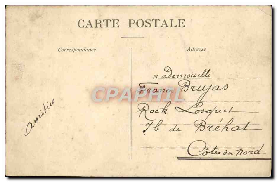 Sedan (2 Septembre 1870) — Napoléon III traversant le champ de Bataille pour se rendre à Bouillon (Belgique) — éditeur non visible — Verso