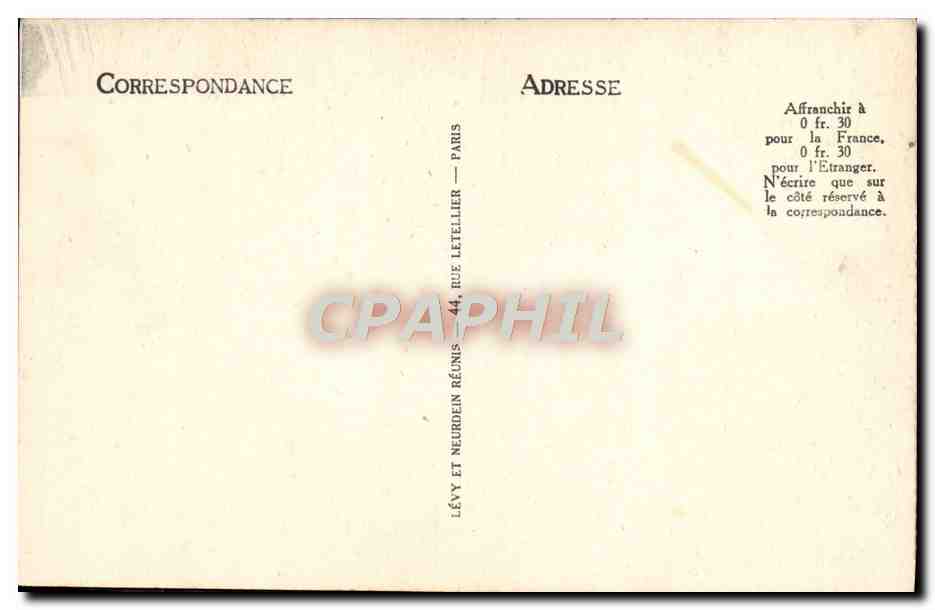 CPA Paris La Sainte Chapelle  — Rückseite