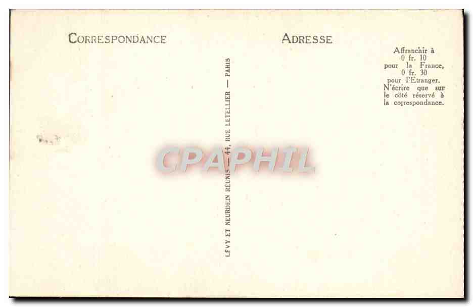 CPA Paris La Sainte Chapelle Portail De La Chapelle Haute Jugement Dernier — Verso
