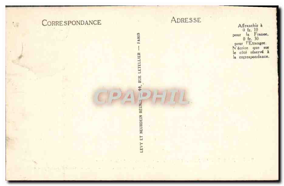CPA Paris La Sainte Chapelle Oratoire De Blanche De Castille  — Rückseite