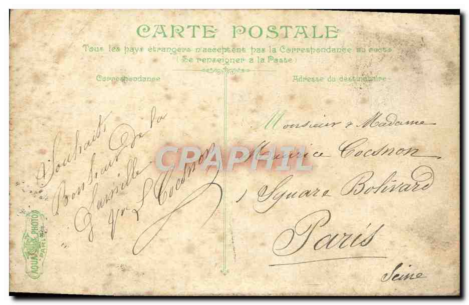 CPA Lille St Maurice — Verso