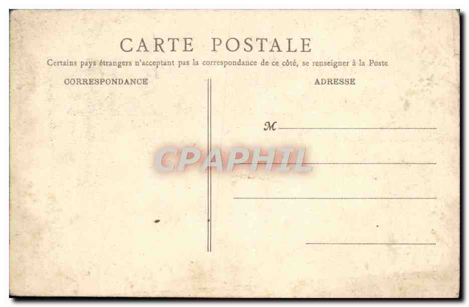 Château de Thisy, dans l'Avallonnais — B. F., Paris, n° 36 — Verso