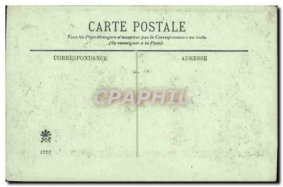 CPA Inondation De La Loire Octobre Blois Les Ponts Chartrains 21 octobre 1907 — Verso