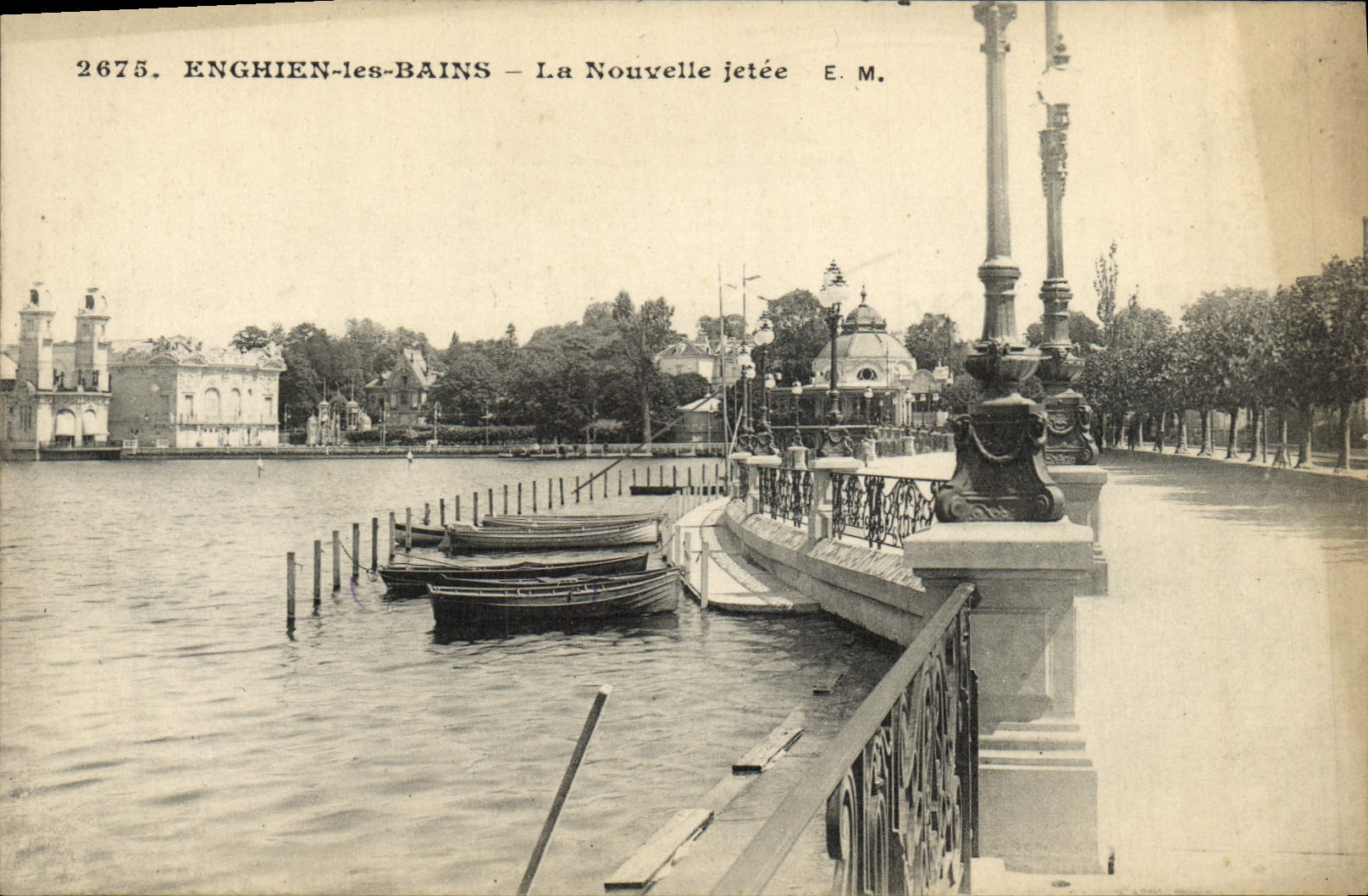 Enghien-les-Bains — La Nouvelle jetée — E. M.