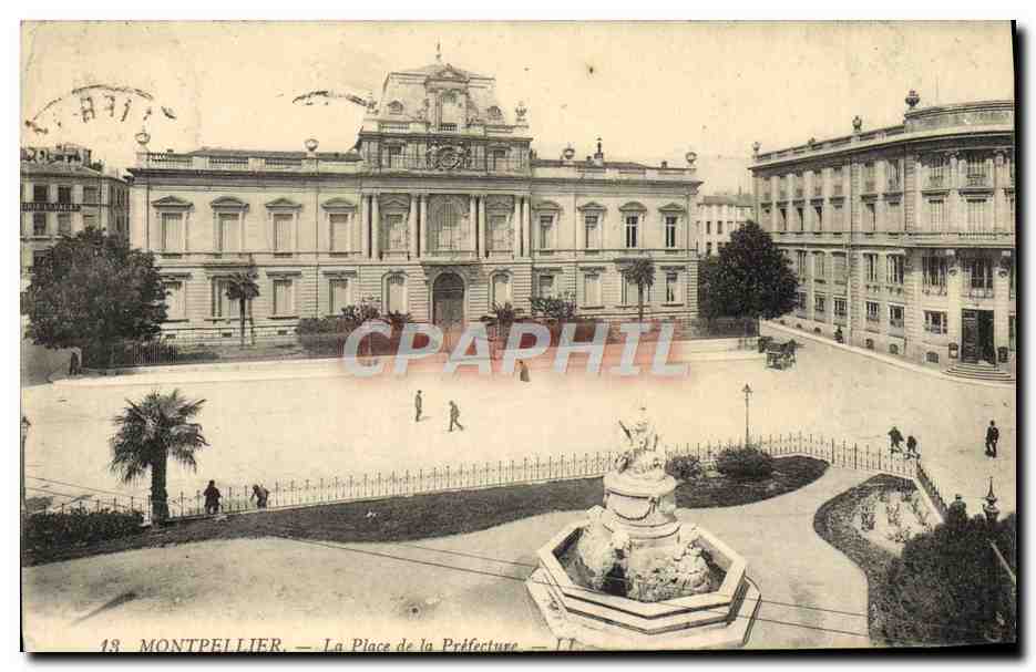 Montpellier — La Place de la Préfecture — CPAPHIL