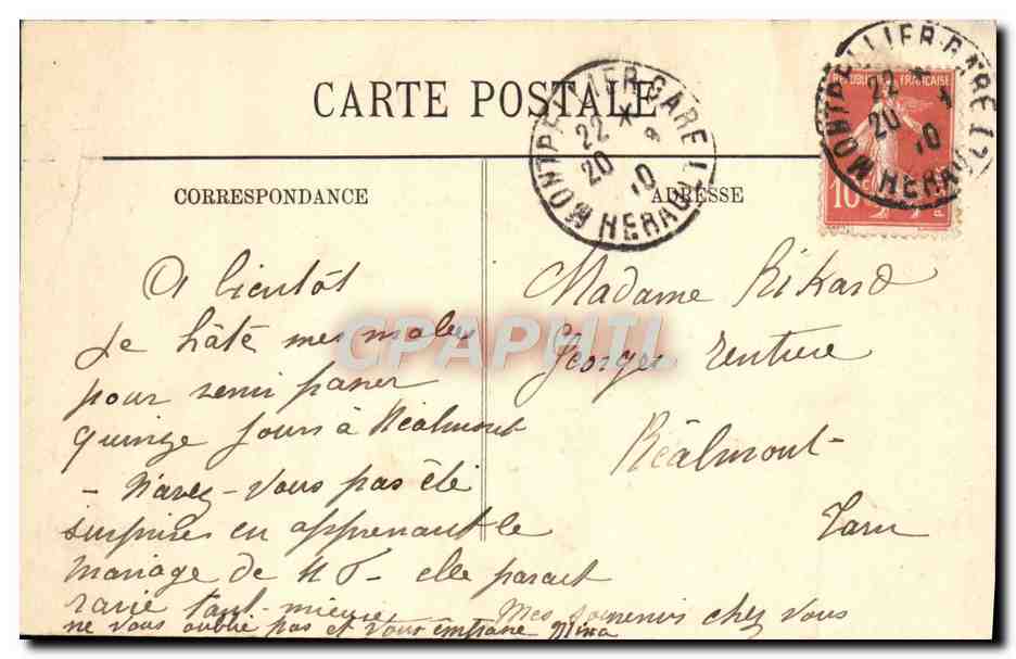 Montpellier — La Place de la Préfecture — CPAPHIL — Reverso