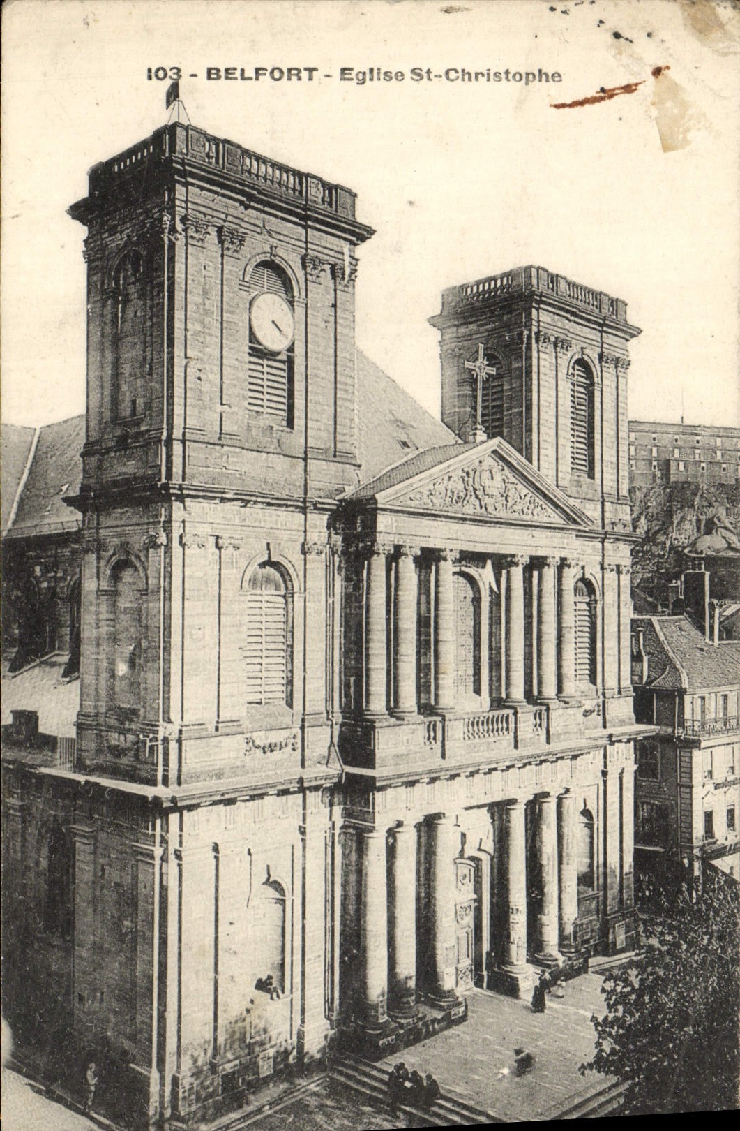 CPA Belfort Eglise St Christophe