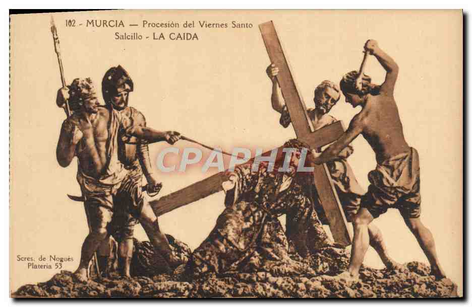 Murcia — Procesión del Viernes Santo — Salcillo - LA CAÍDA