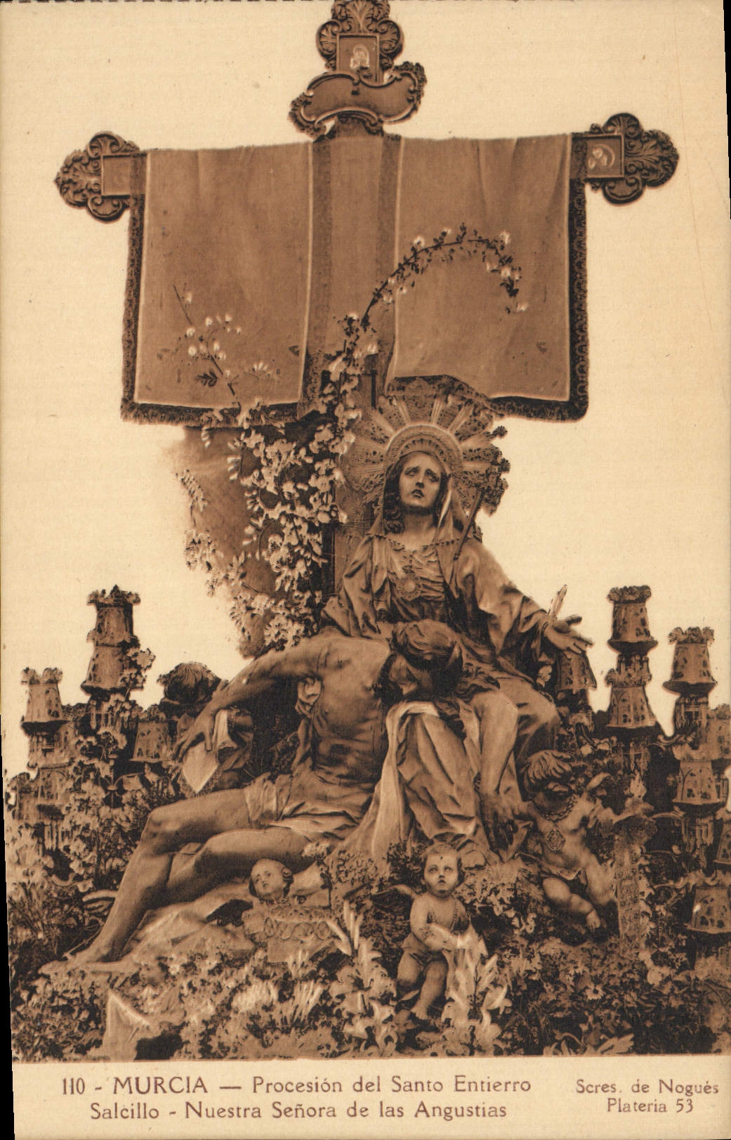 Murcia — Procesión del Santo Entierro — Nuestra Señora de las Angustias — Scres. de Nogués Platería 53