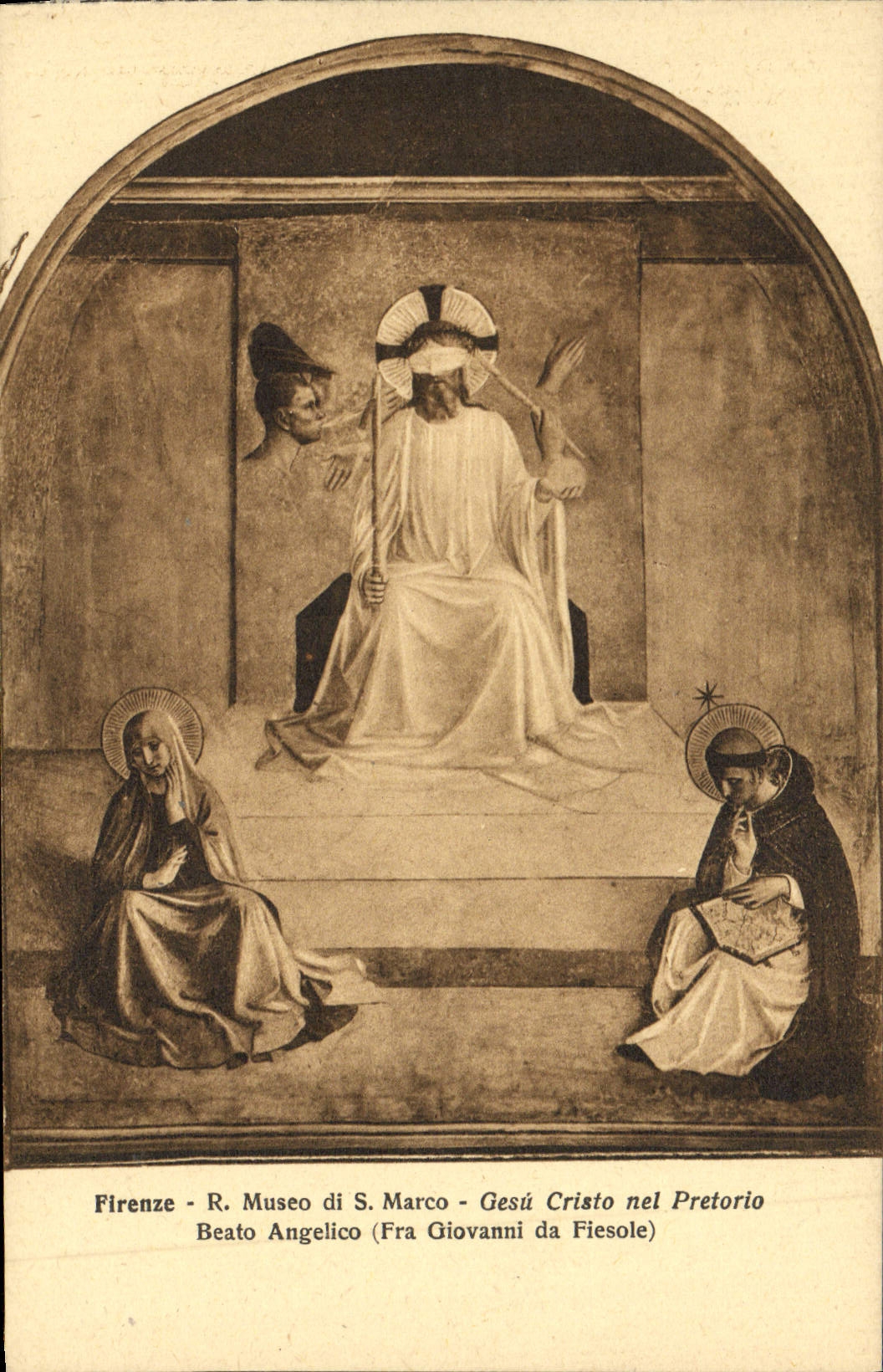 CPA Firenze R Musco di S Marco Gesu Cristo nel Pretorio Beato Angelico