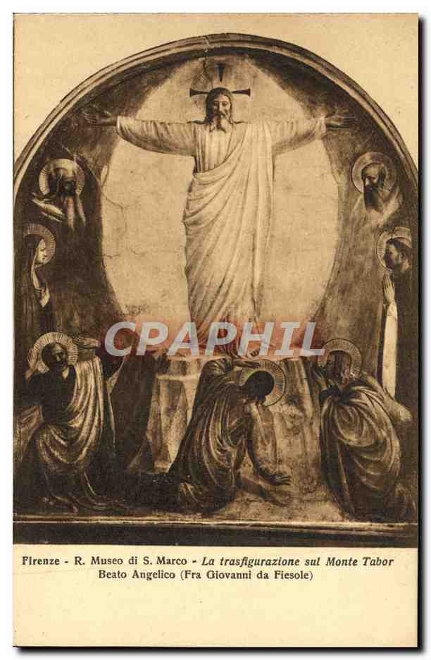 CPA Firenze R Musco La Trasfigurazione sul Monte Tabor Beato Angelico Giovanni da Fiesole