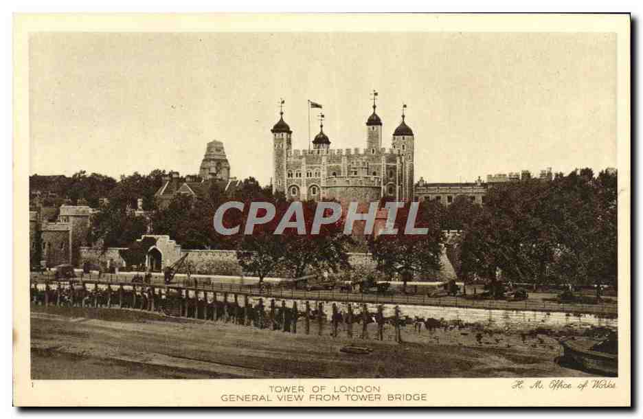CPA Tower of London General view From Tower Bridge