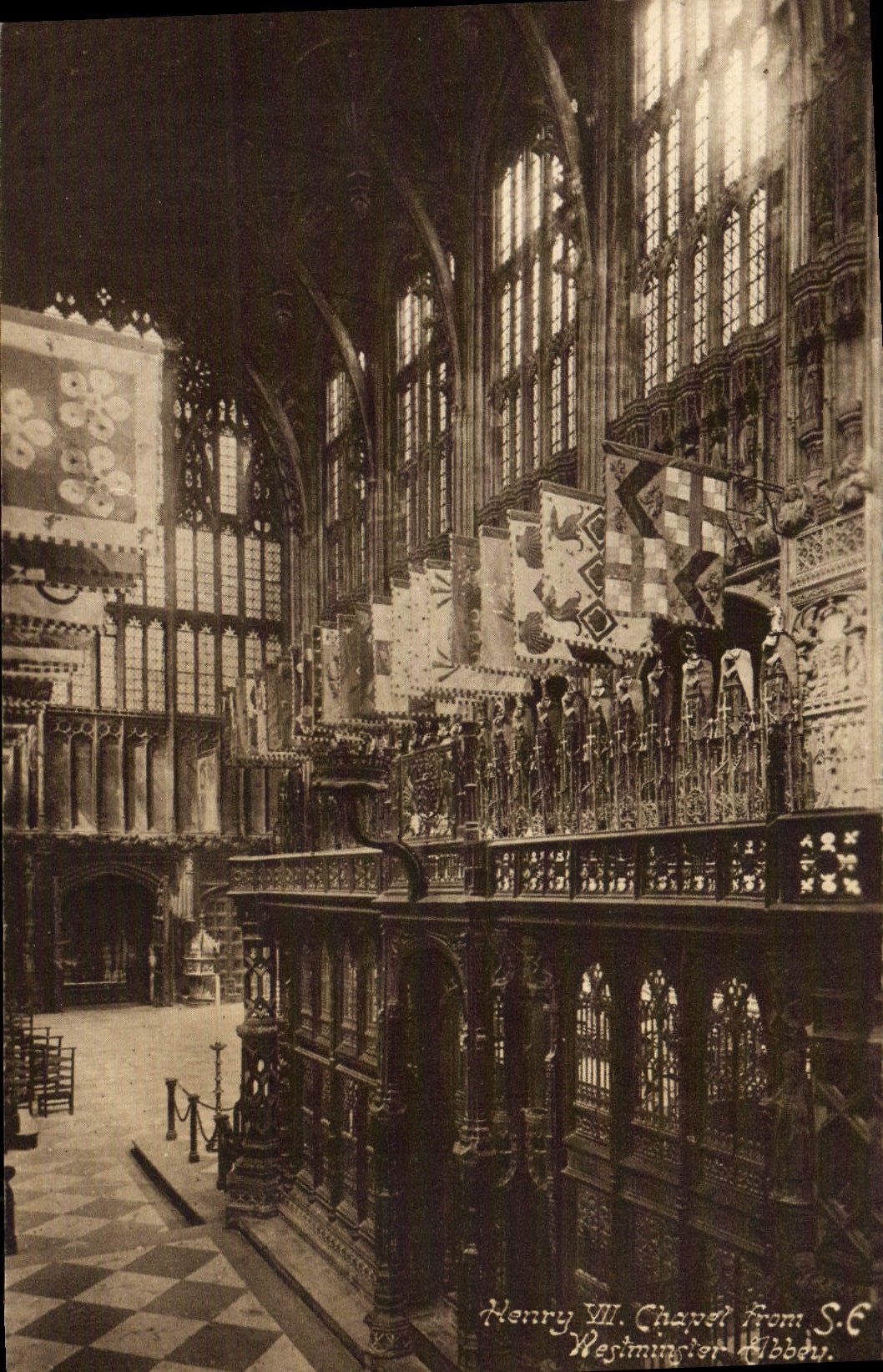 CPA Henry VIII Chapel from Westminster Abbey London 