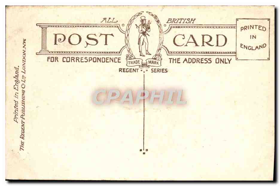 CPA The Mansion House London — Rückseite