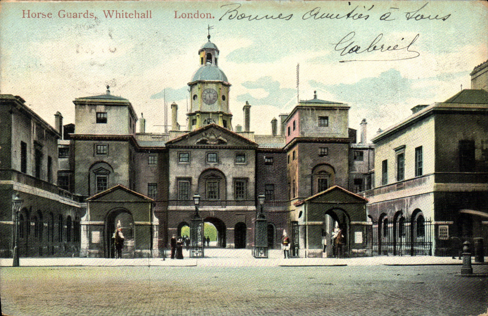CPA Horse Guards Whitehal London Militaria