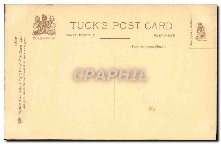 CPA London Rotten Row and Hyde Park Corner — Rückseite