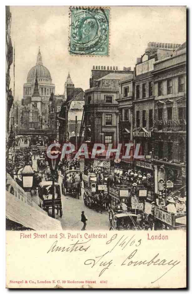 CPA Fleet Street and St Paul's Cathdral London