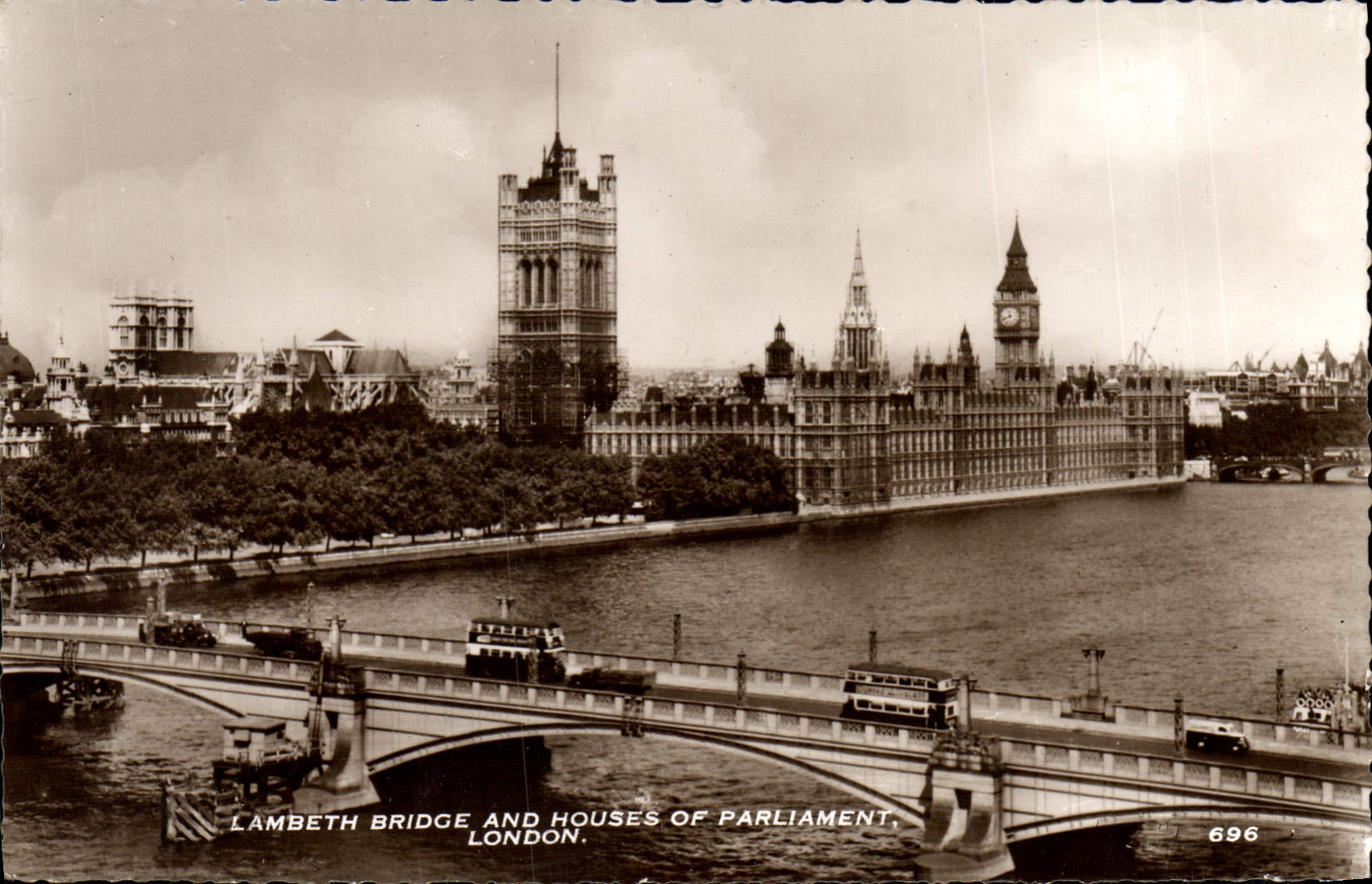 CPA Lambeth Bridge and Houses of Parliament London
