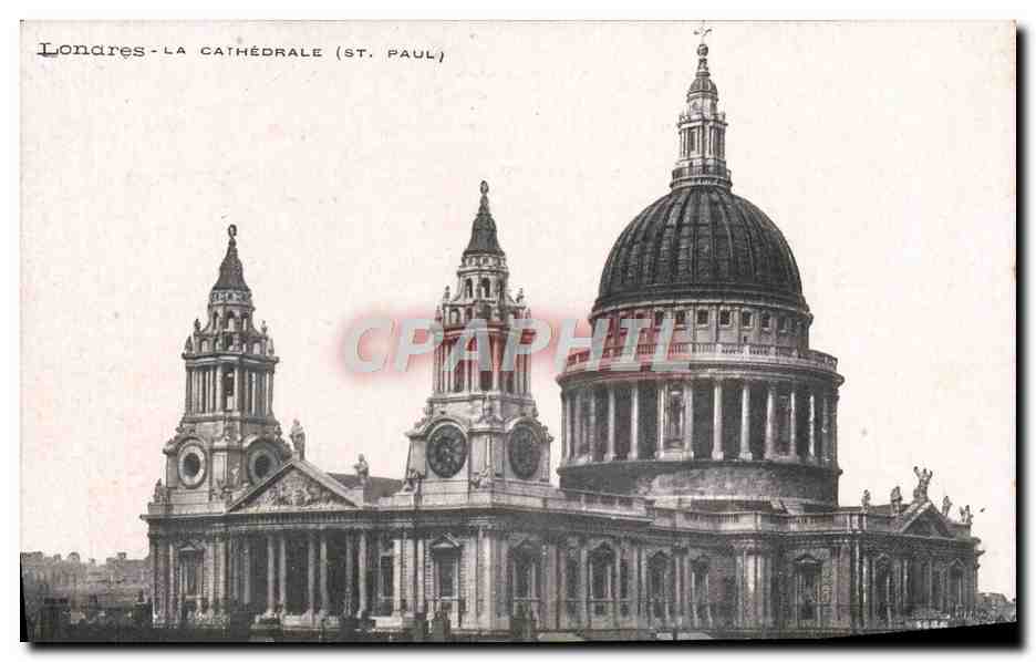 CPA Londres La Cathedrale St Paul