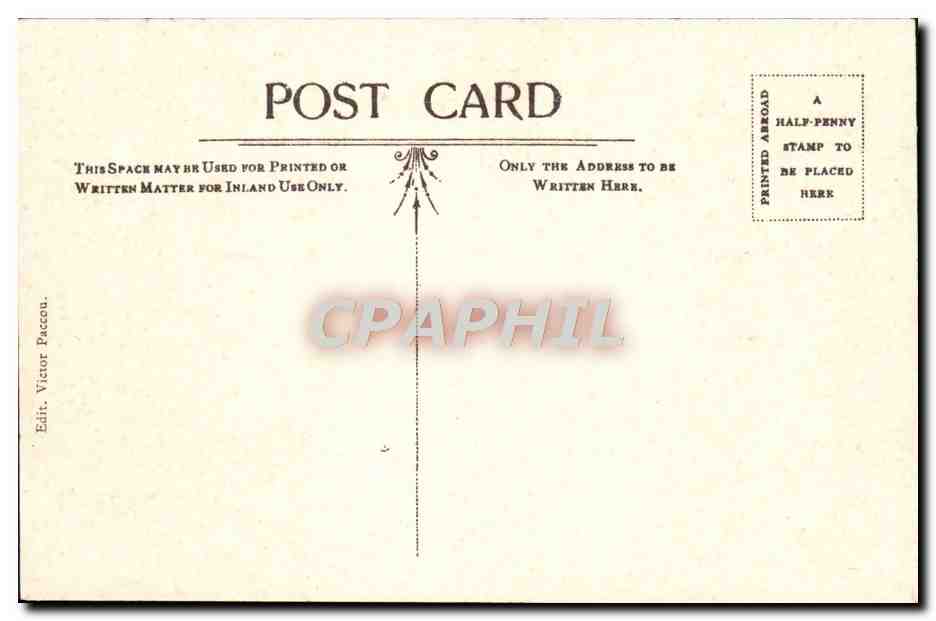 CPA The first Carthusians — Verso
