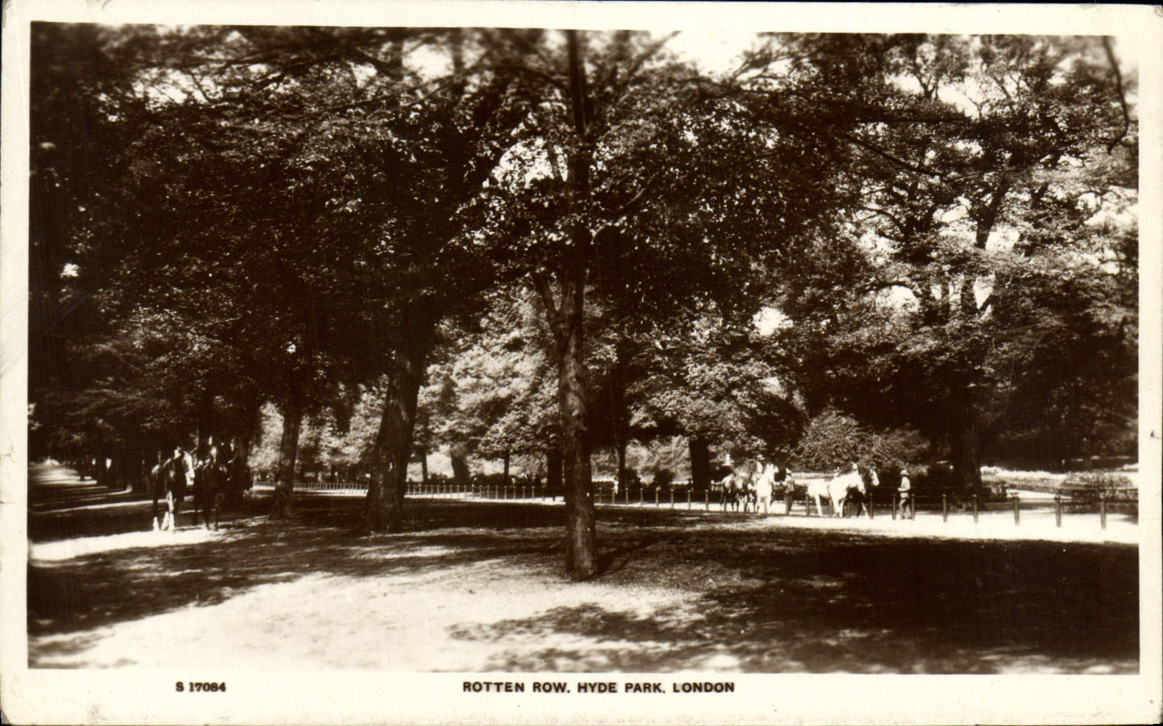 CPA Rotten Row Hyde Park London