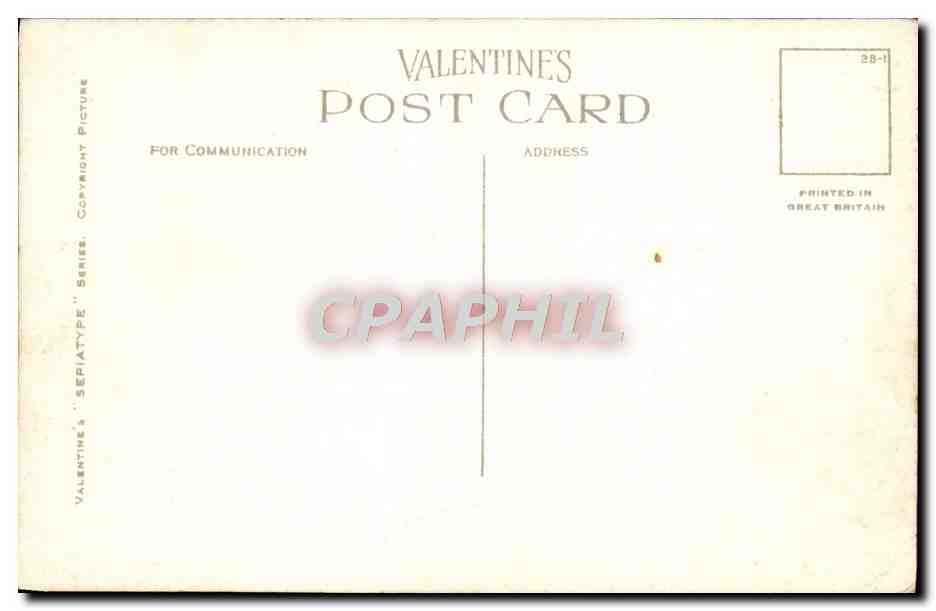 CPA The Nave And Grand Organ Westminster Cathedral London — Verso
