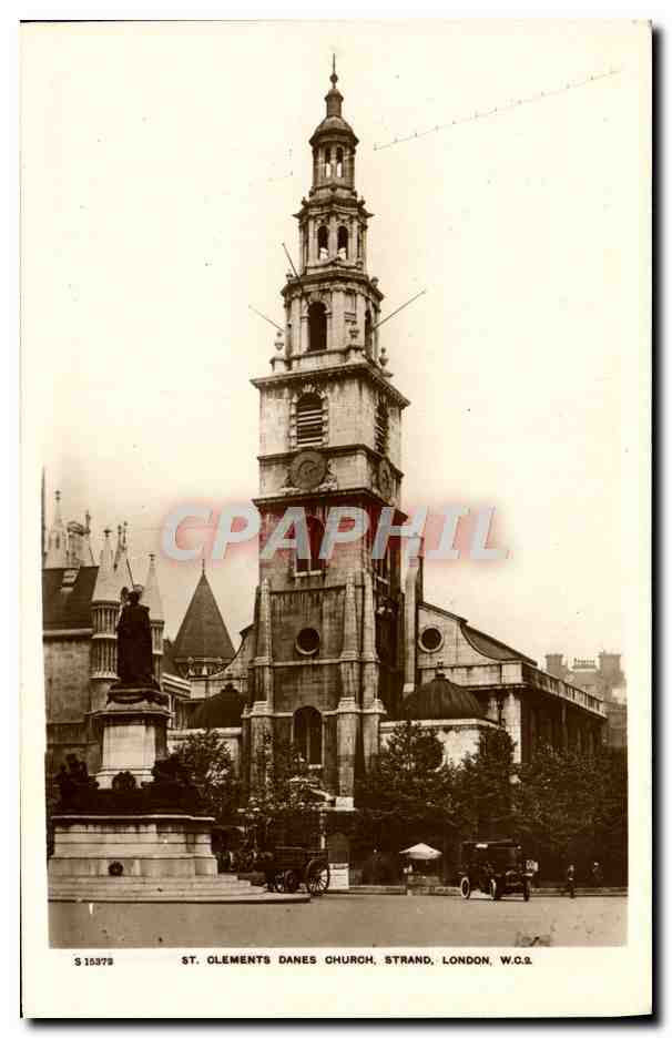 CPA St Clements Danes Church Strand London
