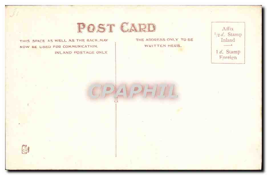 CPA London Bank of England and Royal Exchange — Rückseite