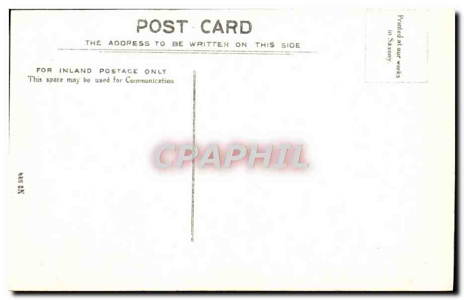 CPA The Tower of London — Verso