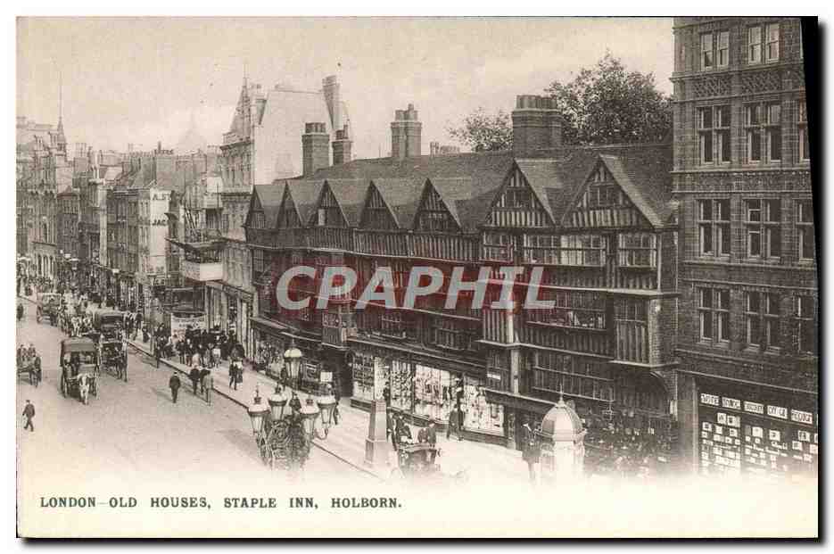 CPA London Old Houses Staple Inn Holborn