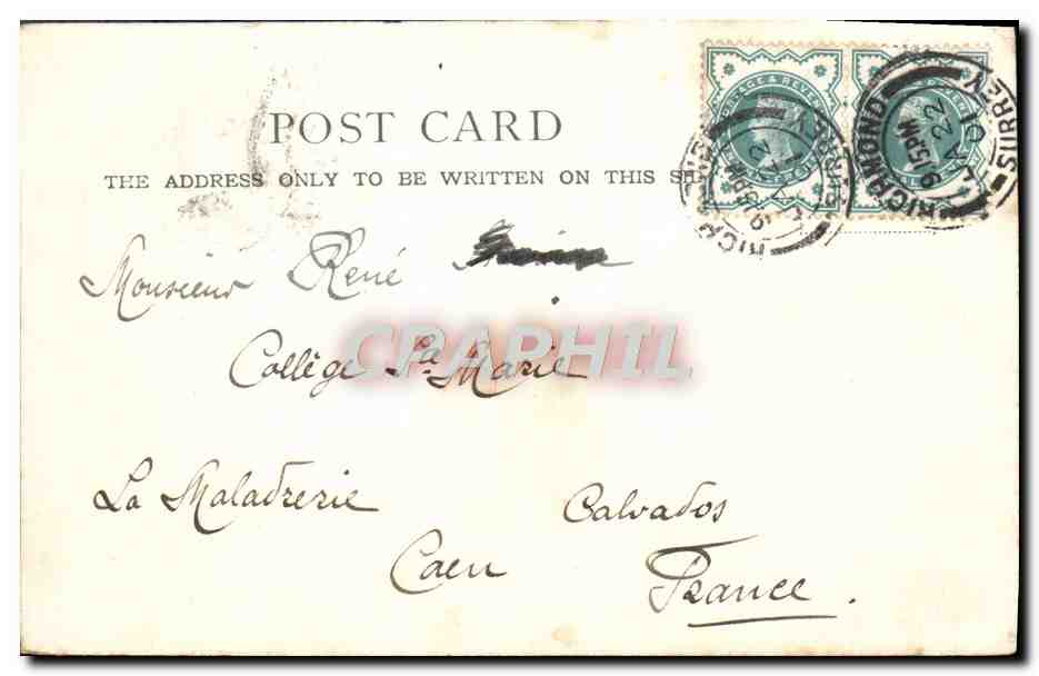 CPA Fleet Street And St Paul's Cathedral London — Rückseite