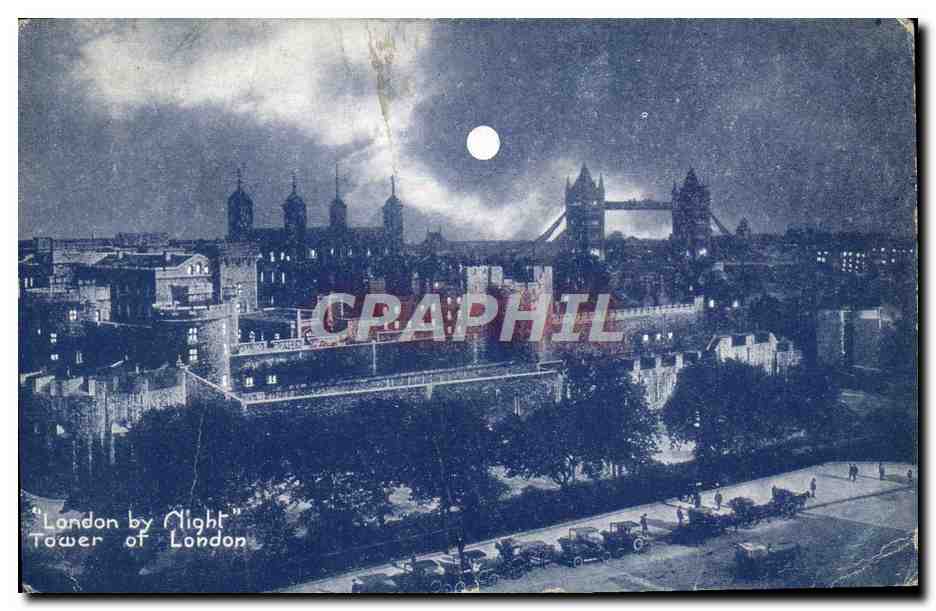 CPA London Of Night London Tower Of London