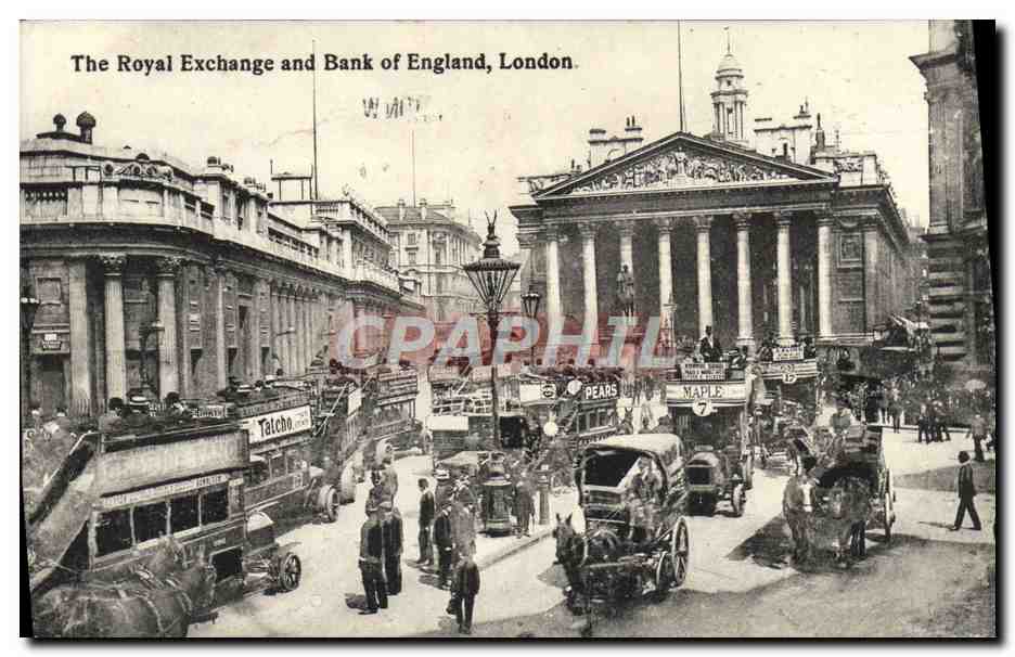 CPA The Royal Exchange And Bank Of England London