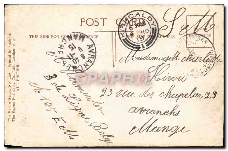 CPA No Bloomin Fear Maurice Militaria  — Verso