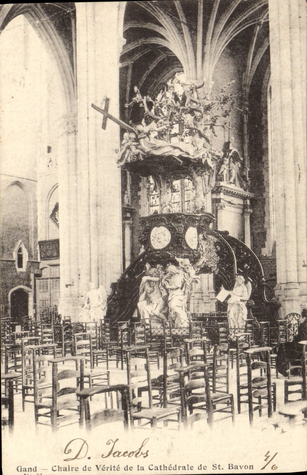 Gand — Stuhl der Wahrheit der Kathedrale von St. Bavon — D. Jacobs