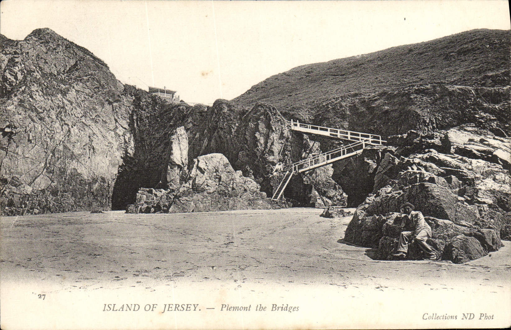 CPA Jersey Plemont the Bridges