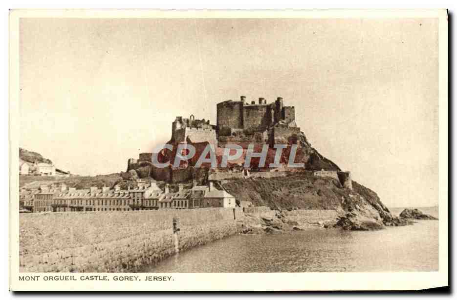 CPA Jersey Mont Orgueil Castle Gorey