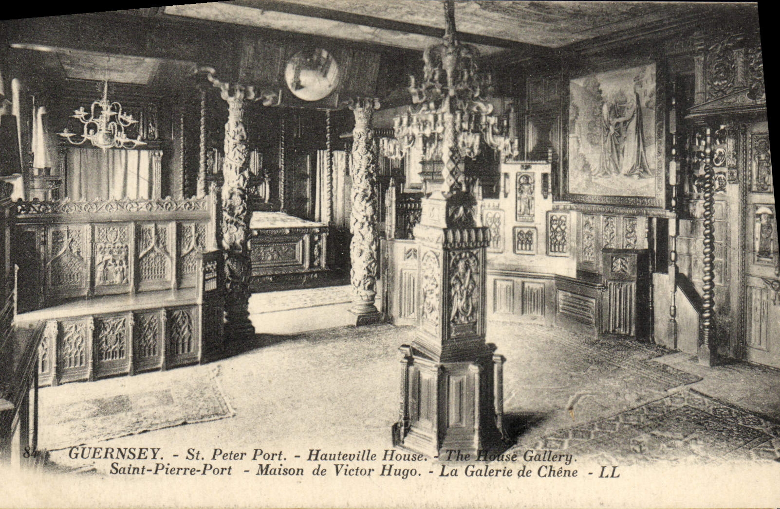 CPA Guernsey St Peter Port Hauteville House The House Gallery