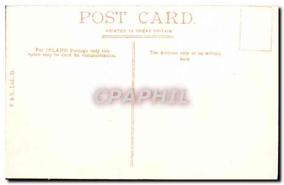 CPA Windsor Hotel Glasgow — Rückseite