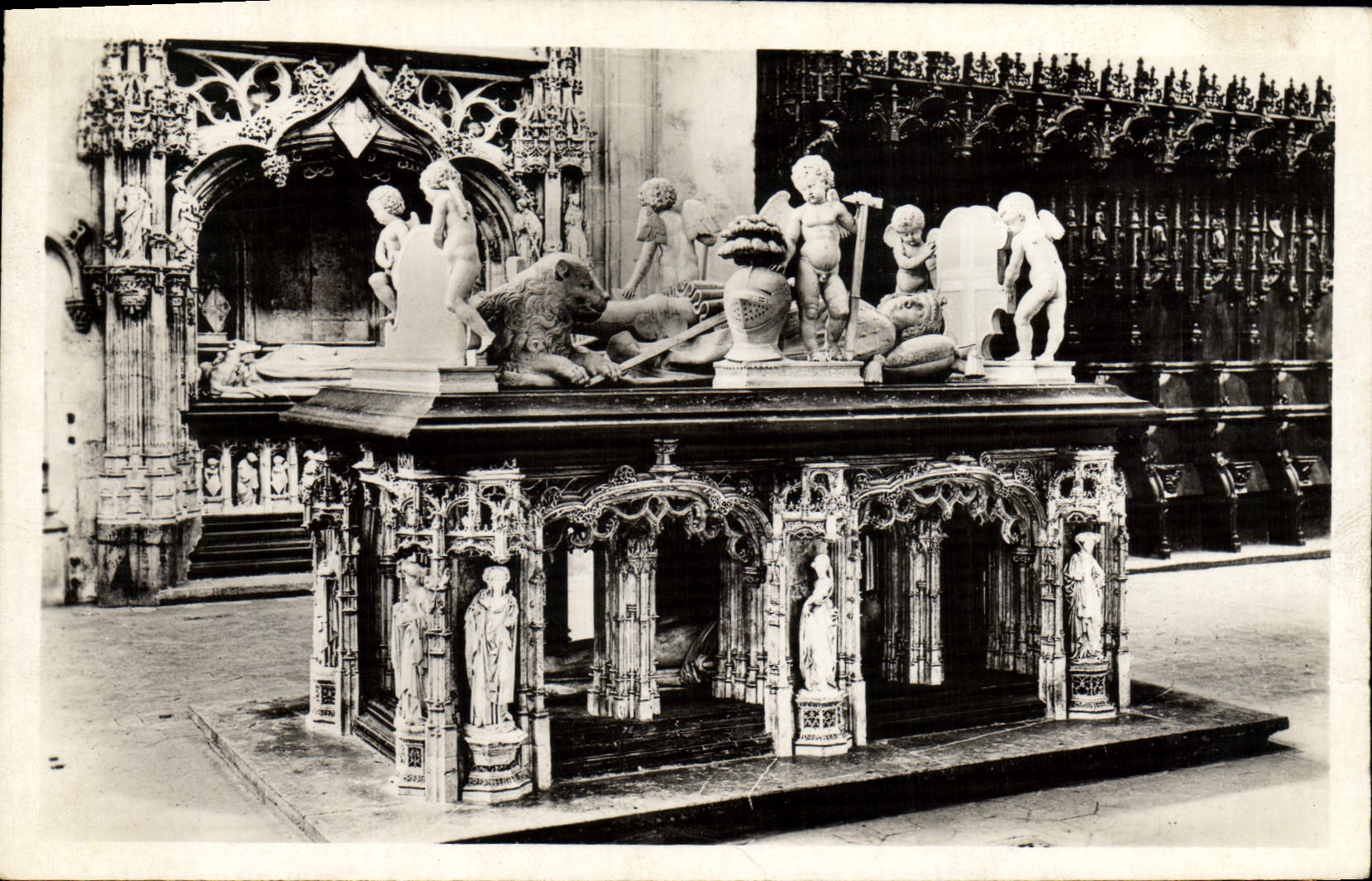 CPA Eglise de Brou Tombeau de Philibert le Beau 