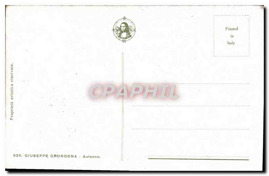 CPA Giuseppe Grondona Autunno — Verso