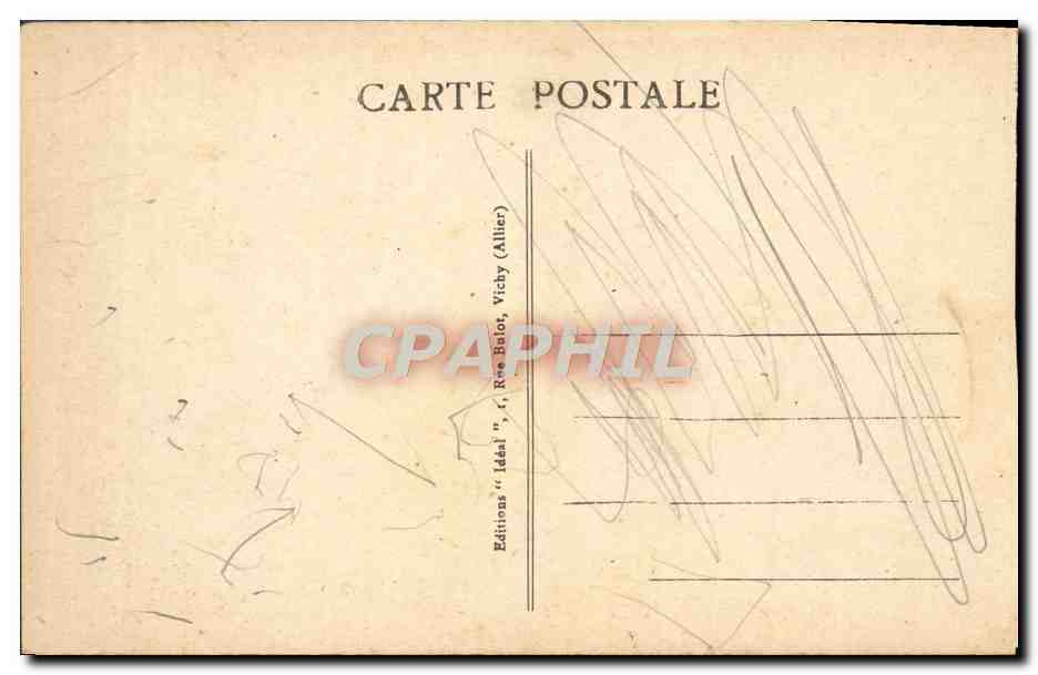 CPA Vichy Les Quais De I'Allier — Verso