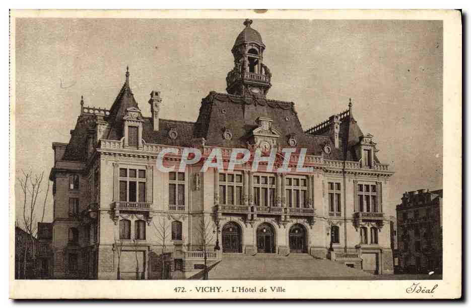 CPA Vichy L'hotel De Ville