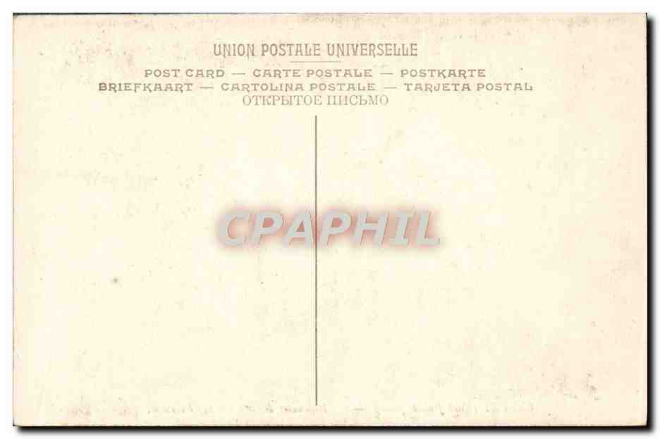 CPA Greuze Der Hausvater der aus der Bibel vorliest Dreden — Verso